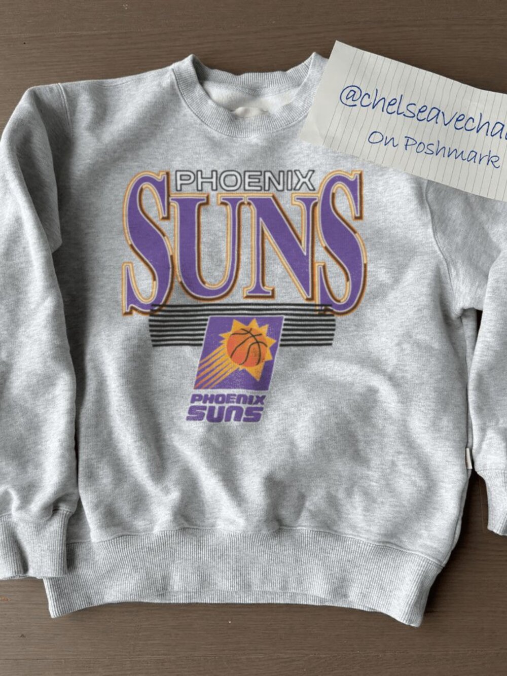 Vintage 90s Phoenix Suns Basketball Graphic Sweatshirt, NBA Shirt For Men Women